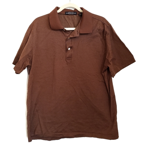 Other - Carnoustie Shirt Mens XL Brown Polo Short Sleeve